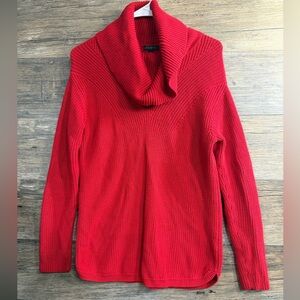 Talbots Vibrant Red Turtleneck Sweater